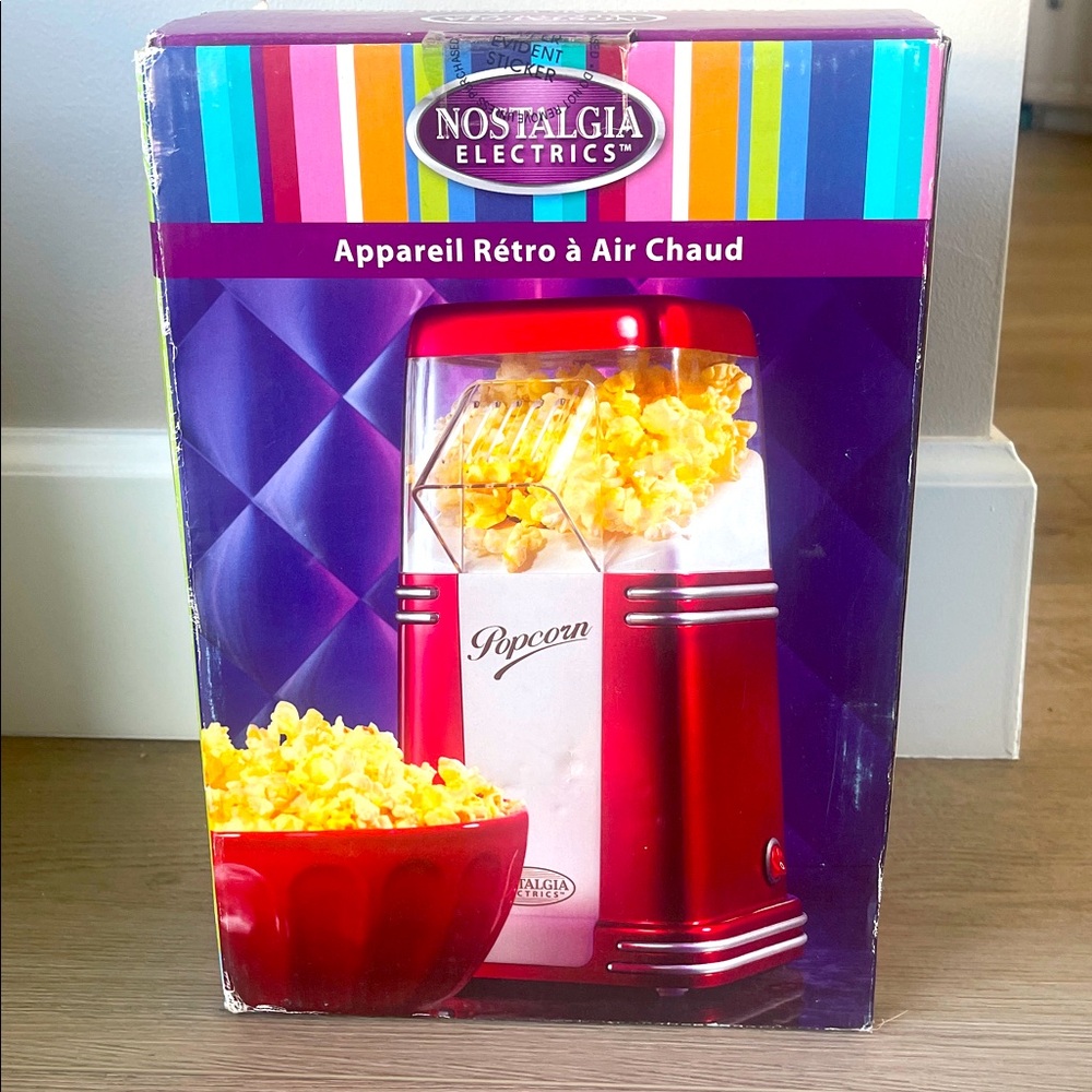 Nostalgia Electrics Red Popcorn Popper
